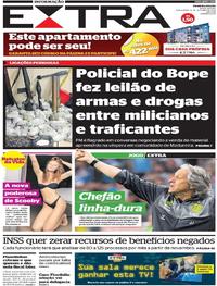Capa do jornal Extra 08/10/2019