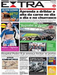 Capa do jornal Extra 09/12/2019