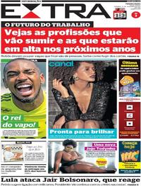 Capa do jornal Extra 10/11/2019