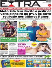 Capa do jornal Extra 11/08/2019