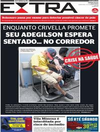 Capa do jornal Extra 12/12/2019