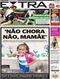 Capa do jornal Extra 14/11/2019