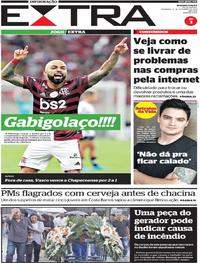 Capa do jornal Extra 15/09/2019