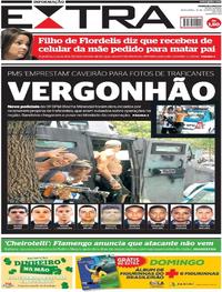 Capa do jornal Extra 16/08/2019