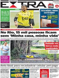 Capa do jornal Extra 16/11/2019