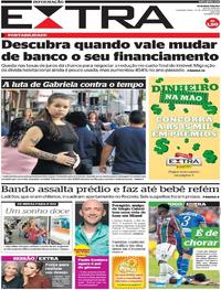 Capa do jornal Extra 19/08/2019