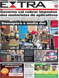 Capa do jornal Extra 19/10/2019