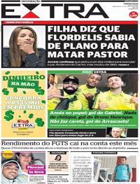 Capa do jornal Extra 20/08/2019