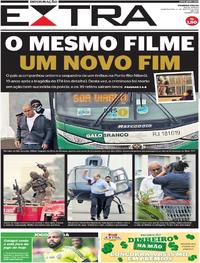 Capa do jornal Extra 21/08/2019