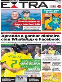 Capa do jornal Extra 24/06/2019