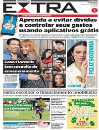 Capa do jornal Extra 25/08/2019