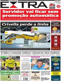 Capa do jornal Extra 29/10/2019