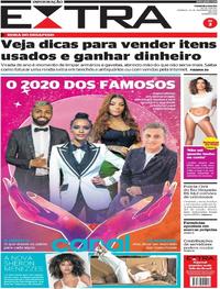 Capa do jornal Extra 29/12/2019