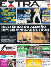 Capa do jornal Extra 30/09/2019