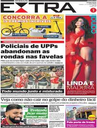 Capa do jornal Extra 02/02/2020