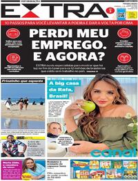 Capa do jornal Extra 02/08/2020