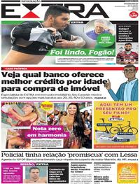 Capa do jornal Extra 03/02/2020