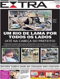 Capa do jornal Extra 03/03/2020