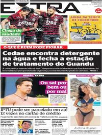 Capa do jornal Extra 04/02/2020