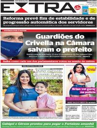 Capa do jornal Extra 04/09/2020