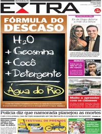 Capa do jornal Extra 05/02/2020