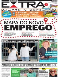 Capa do jornal Extra 05/07/2020