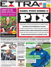 Capa do jornal Extra 06/10/2020