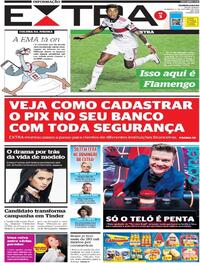 Capa do jornal Extra 11/10/2020