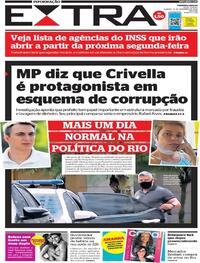 Capa do jornal Extra 12/09/2020