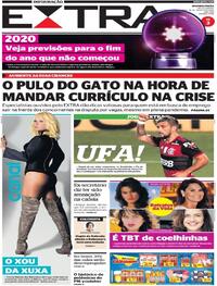 Capa do jornal Extra 16/08/2020