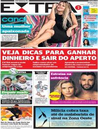Capa do jornal Extra 18/10/2020