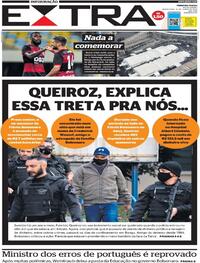 Capa do jornal Extra 19/06/2020