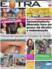 Capa do jornal Extra 20/01/2020