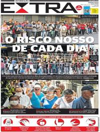 Capa do jornal Extra 24/03/2020
