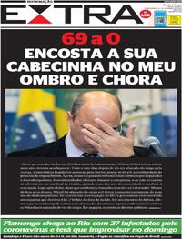 Capa do jornal Extra 24/09/2020