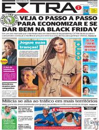 Capa do jornal Extra 25/10/2020