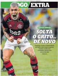 Capa do jornal Extra 26/02/2020