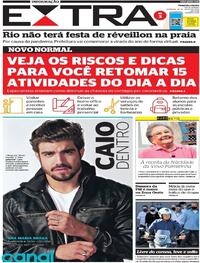 Capa do jornal Extra 26/07/2020