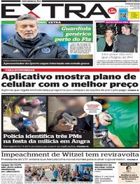 Capa do jornal Extra 28/07/2020