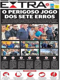 Capa do jornal Extra 30/03/2020