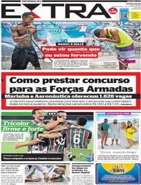 Capa do jornal Extra 01/02/2021