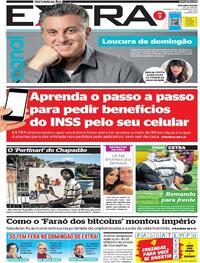 Capa do jornal Extra 05/09/2021
