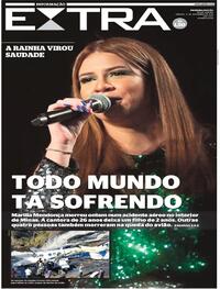 Capa do jornal Extra 06/11/2021