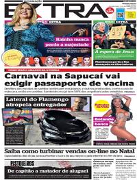 Capa do jornal Extra 06/12/2021