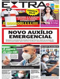 Capa do jornal Extra 09/02/2021