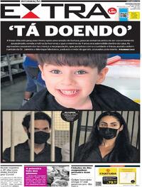 Capa do jornal Extra 09/04/2021