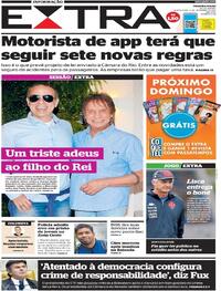 Capa do jornal Extra 09/09/2021