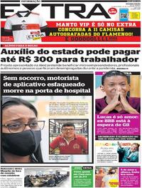 Capa do jornal Extra 10/02/2021