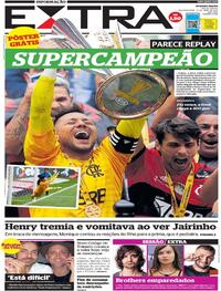 Capa do jornal Extra 12/04/2021