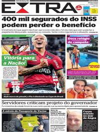 Capa do jornal Extra 16/09/2021